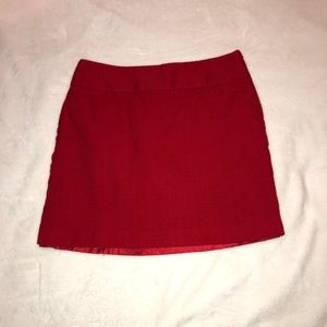 Red skirt